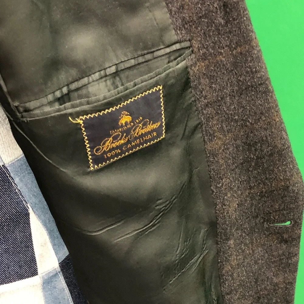 Brooks Brothers 100% Camel Hair Suit Jacket